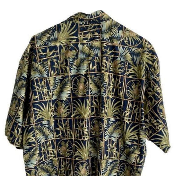 Cooke Street Mens Honolulu Short Sleeves Sz L 100% Cotton - Picture 2 of 4
